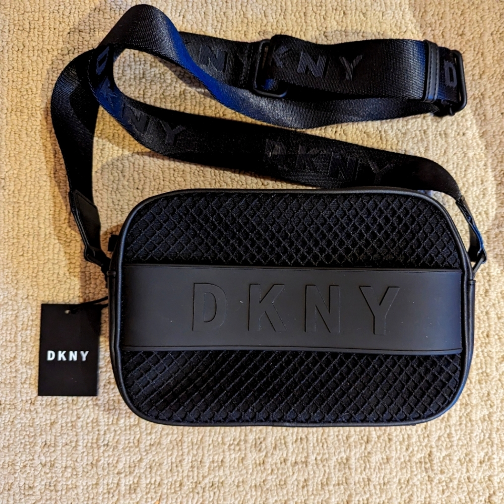 DKNY black crossbody bag